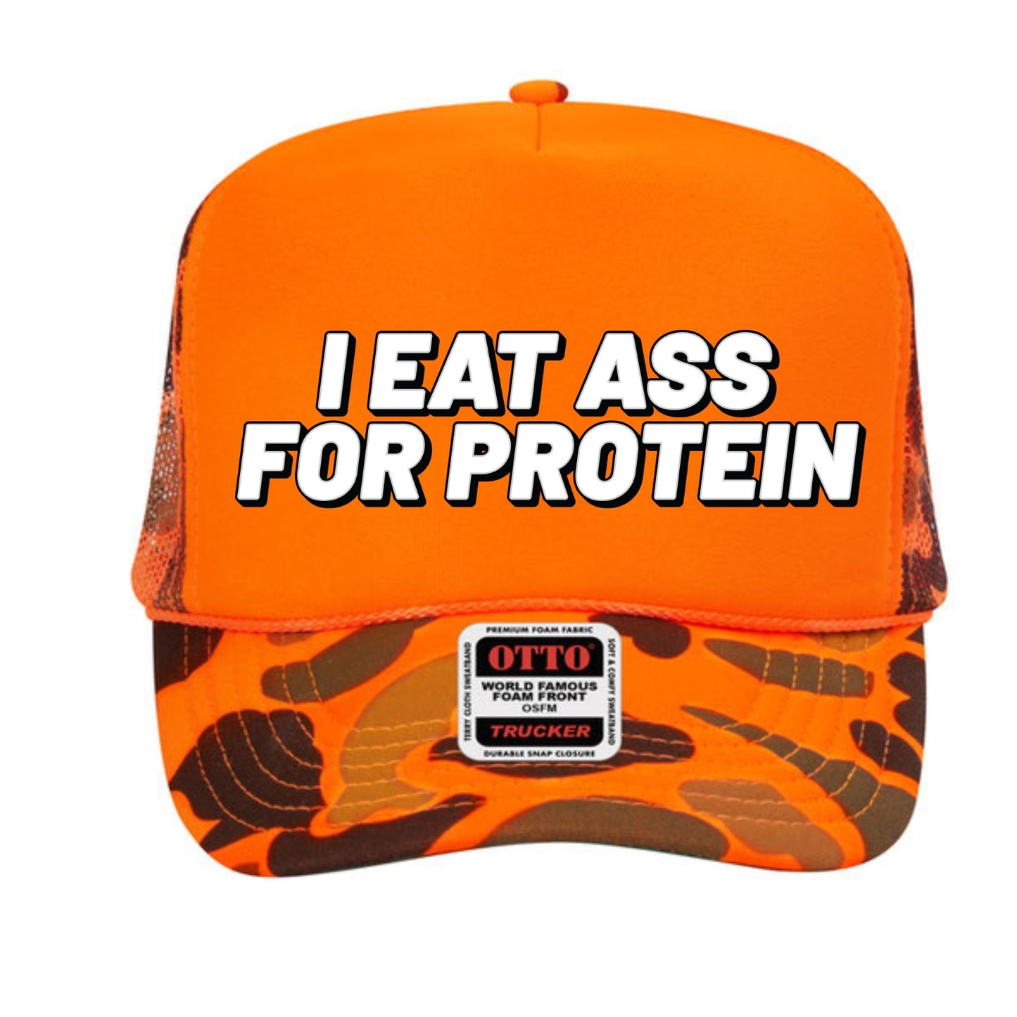 I Eat Ass For Protein Trucker Hat