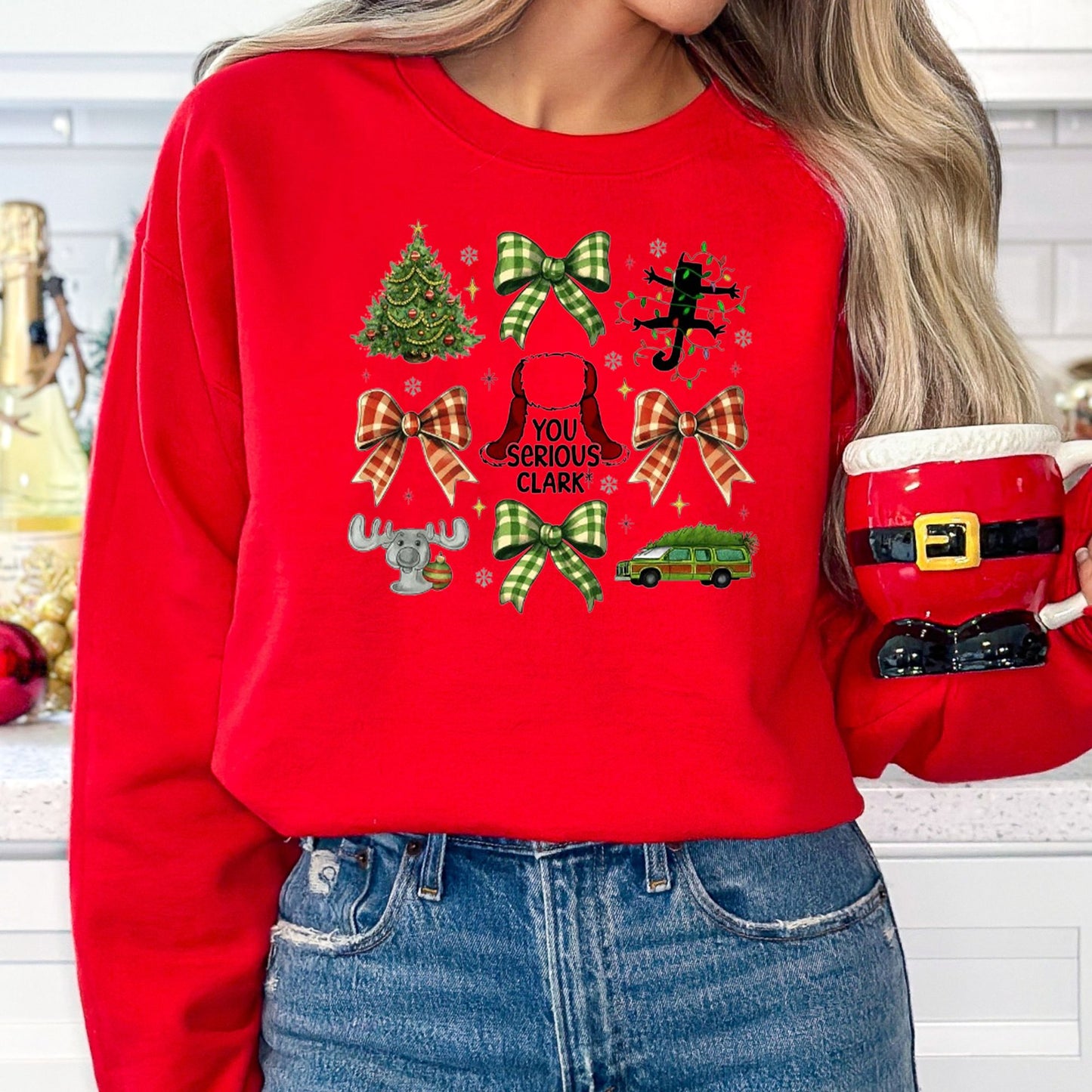 You Serious Clark? Christmas Vacation T-Shirt, Long Sleeve T or Crewneck Sweatshirt