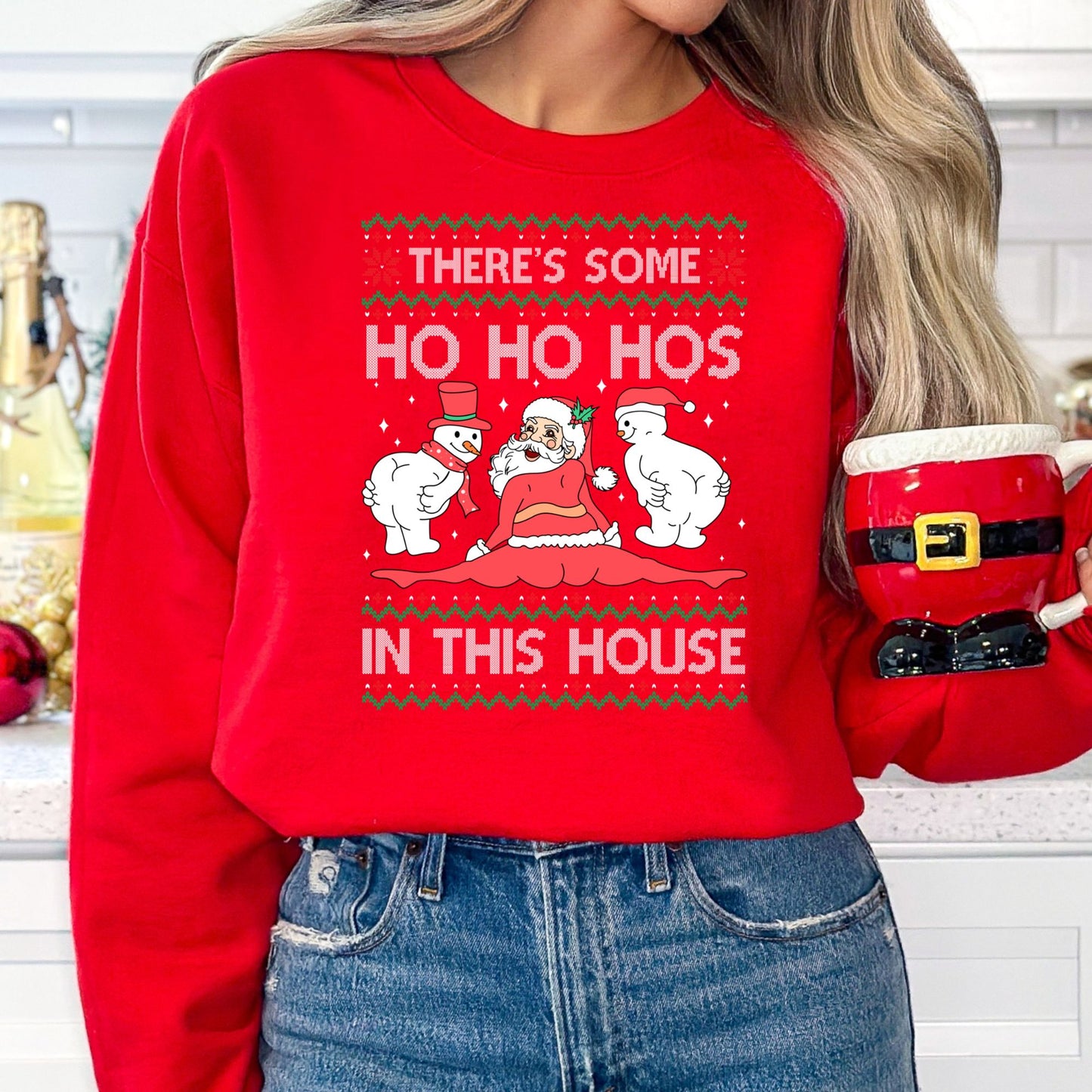 There's Some Ho's In This House T-Shirt, Long Sleeve T or Crewneck Sweatshirt