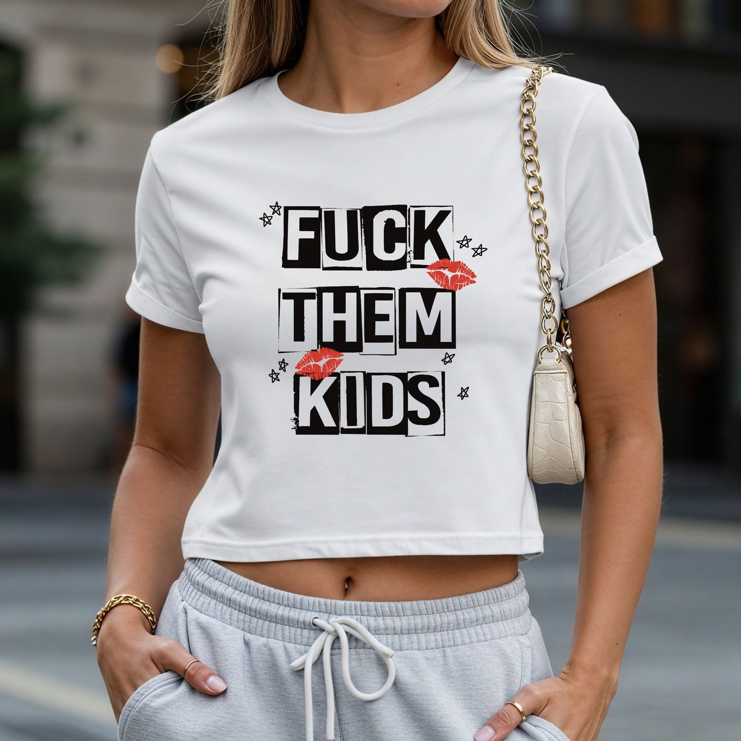 Fuck Them Kids Crop Top or Racerback Tank