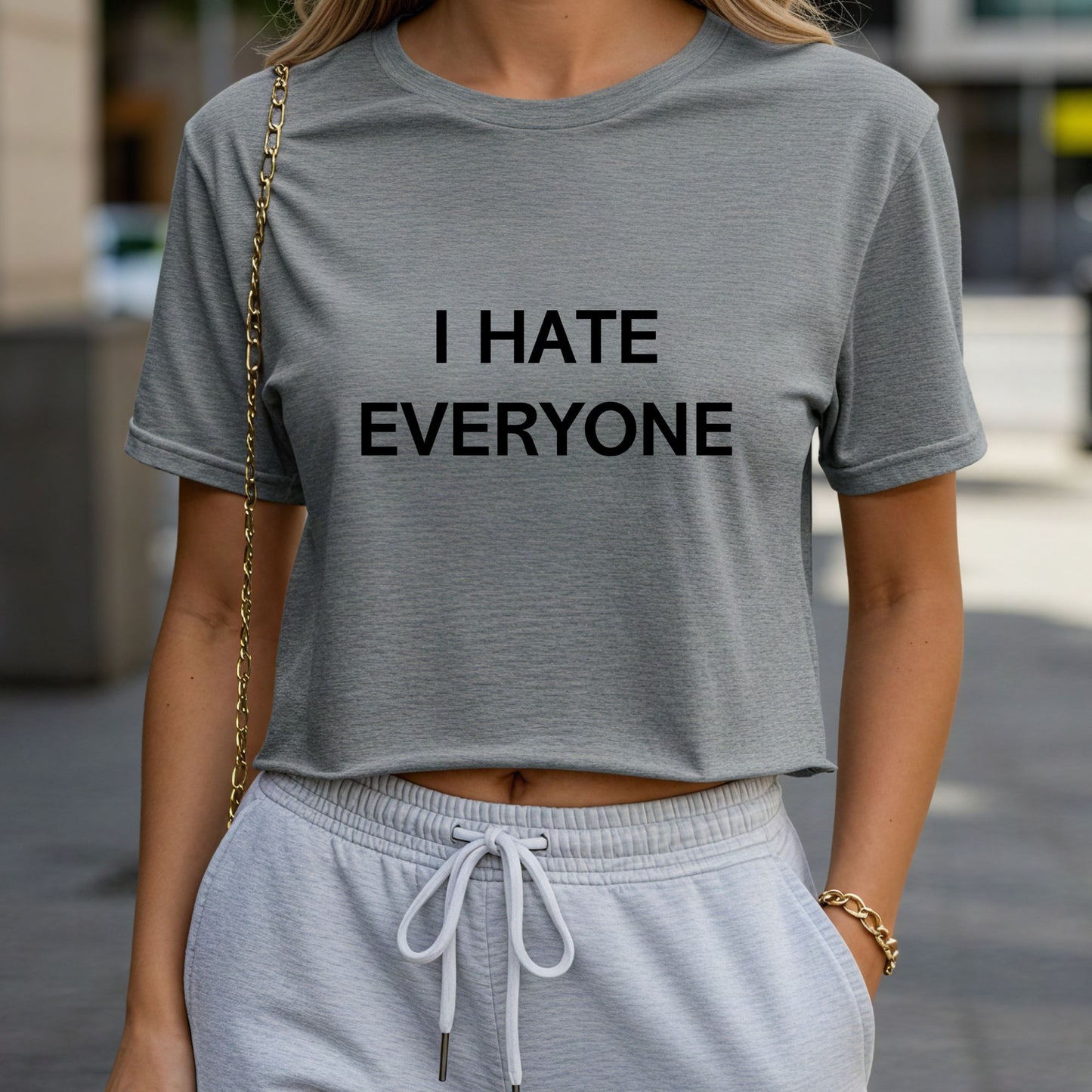 I Hate Everyone Crop Top or Racerback Tank
