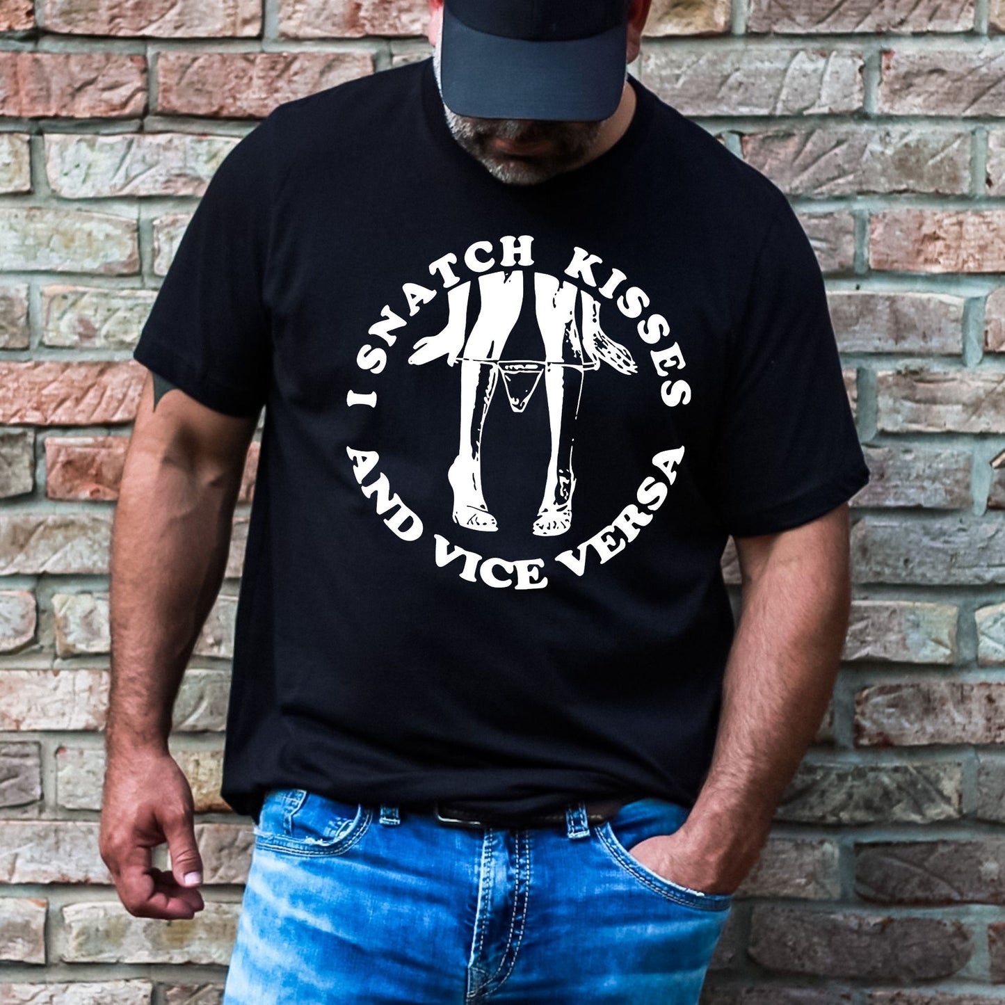 Snatch Kisses and Vice Versa Stoopid Original T-Shirt