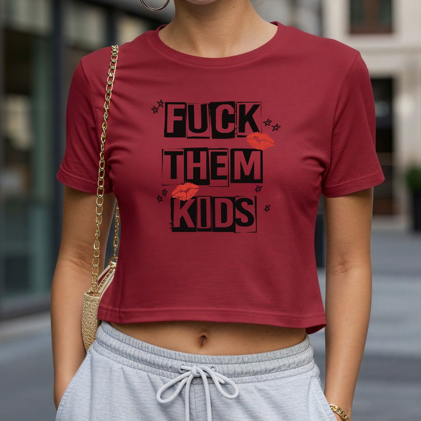 Fuck Them Kids Crop Top or Racerback Tank