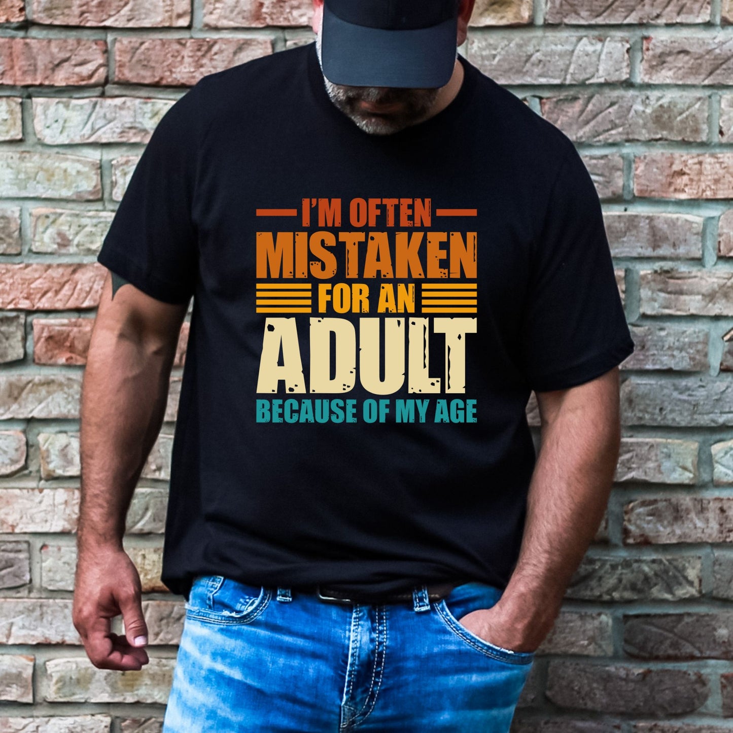 Mistaken For An Adult Stoopid Original T-Shirt