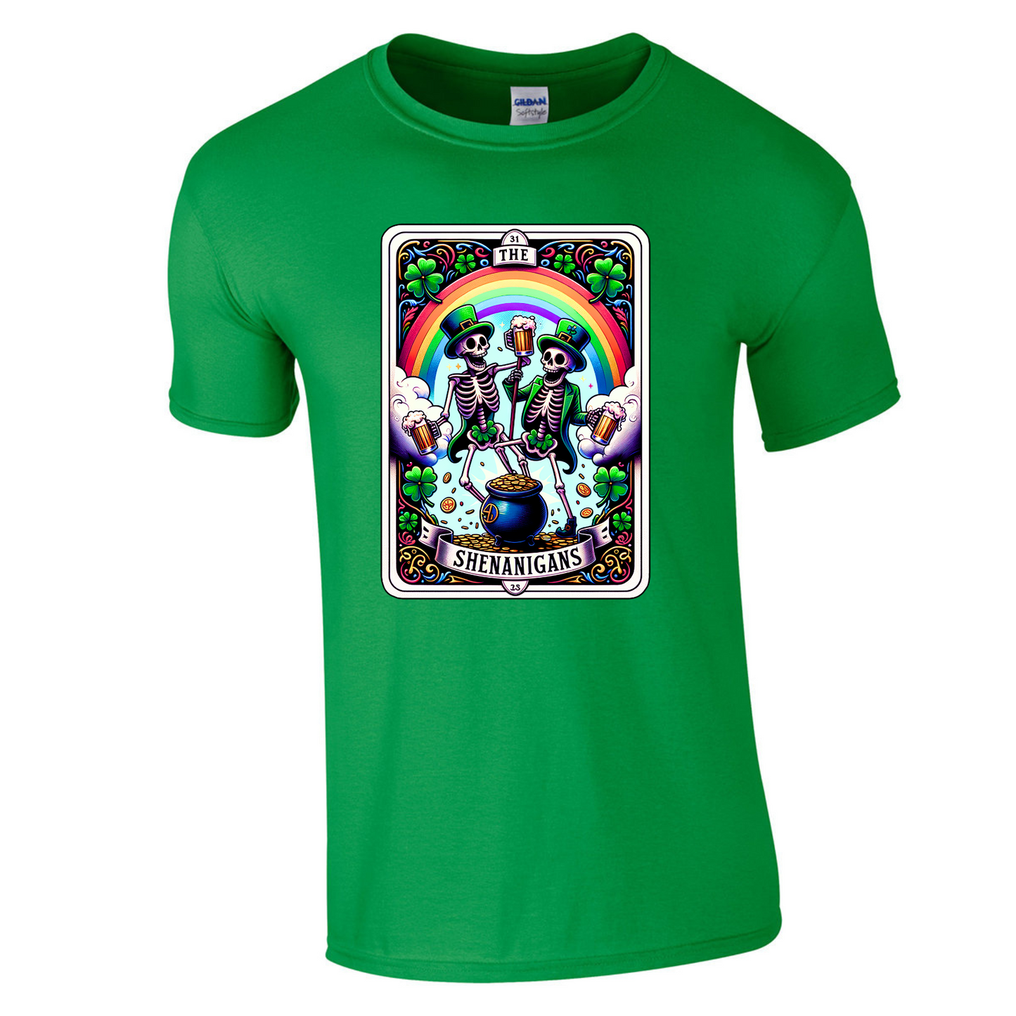 Shenanigans Tarot St Patrick's Day T-Shirt