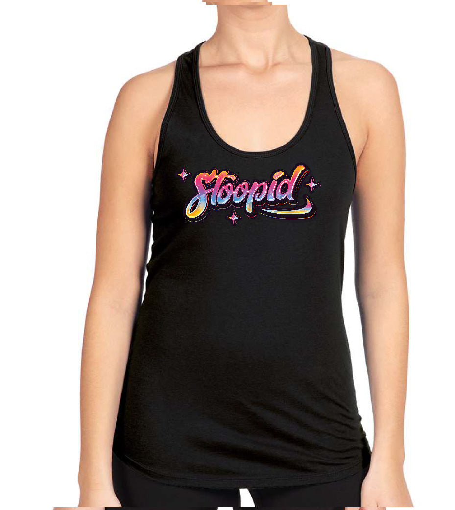 Stoopid "The Watercolor" Racerback Tank