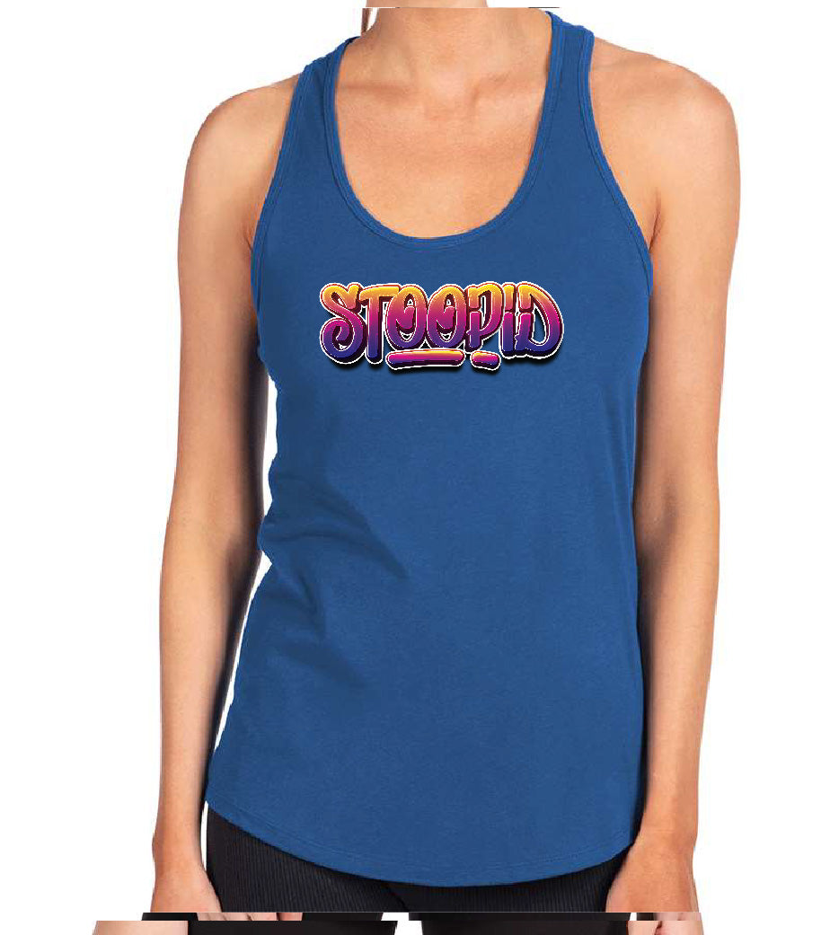 Stoopid "Graffiti" Racerback Tank