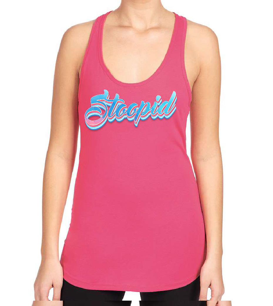 Stoopid "Shades of Blue" Racerback Tank