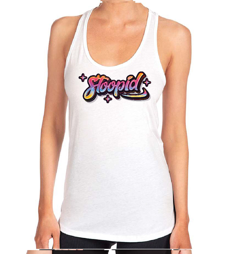 Stoopid "The Watercolor" Racerback Tank
