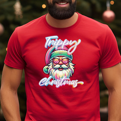 Trippy Christmas T-Shirt, Long Sleeve T or Crewneck Sweatshirt