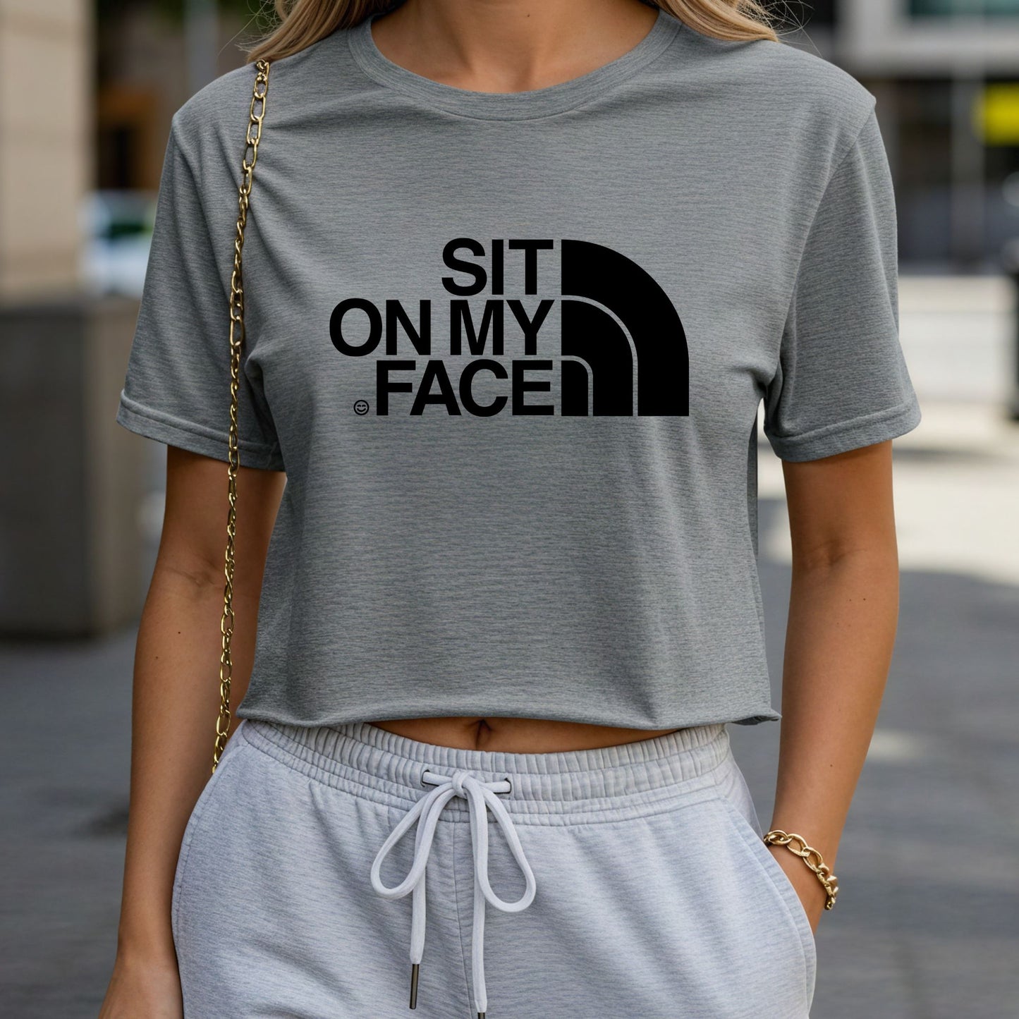 Sit On My Face Crop Top or Racerback Tank