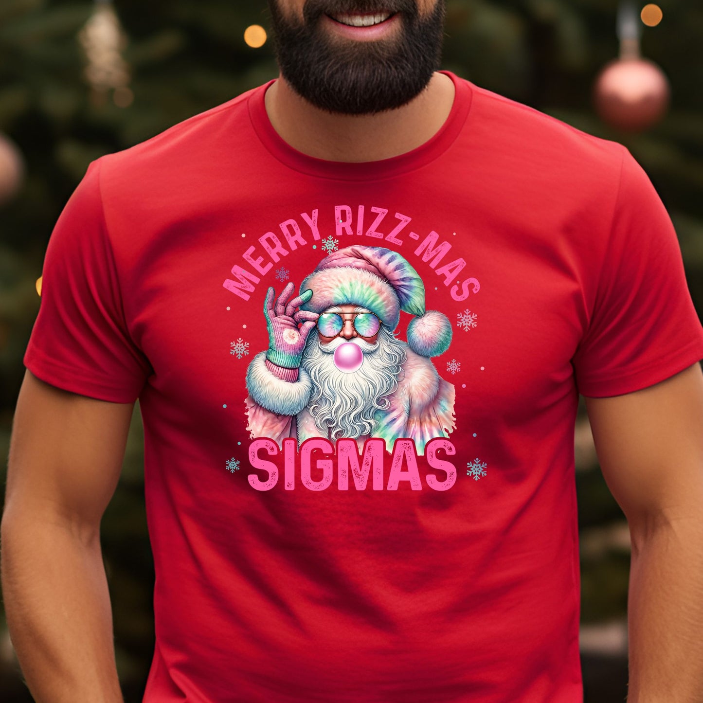 Merry Rizz-Mas Sigmas T-Shirt, Long Sleeve T or Crewneck Sweatshirt