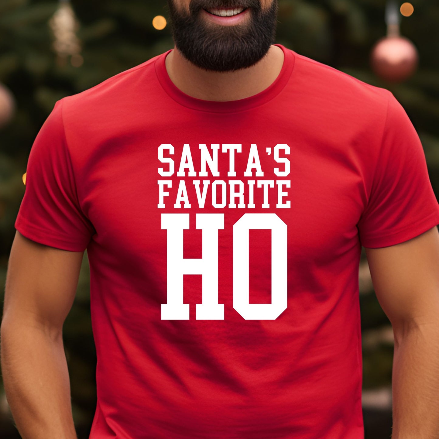 Santa's Favorite Ho T-Shirt, Long Sleeve T or Crewneck Sweatshirt