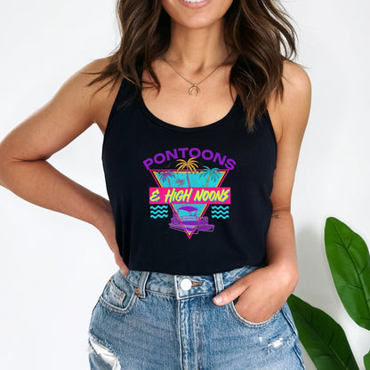 Ponttons and High Noons Crop Top or Racerback Tank