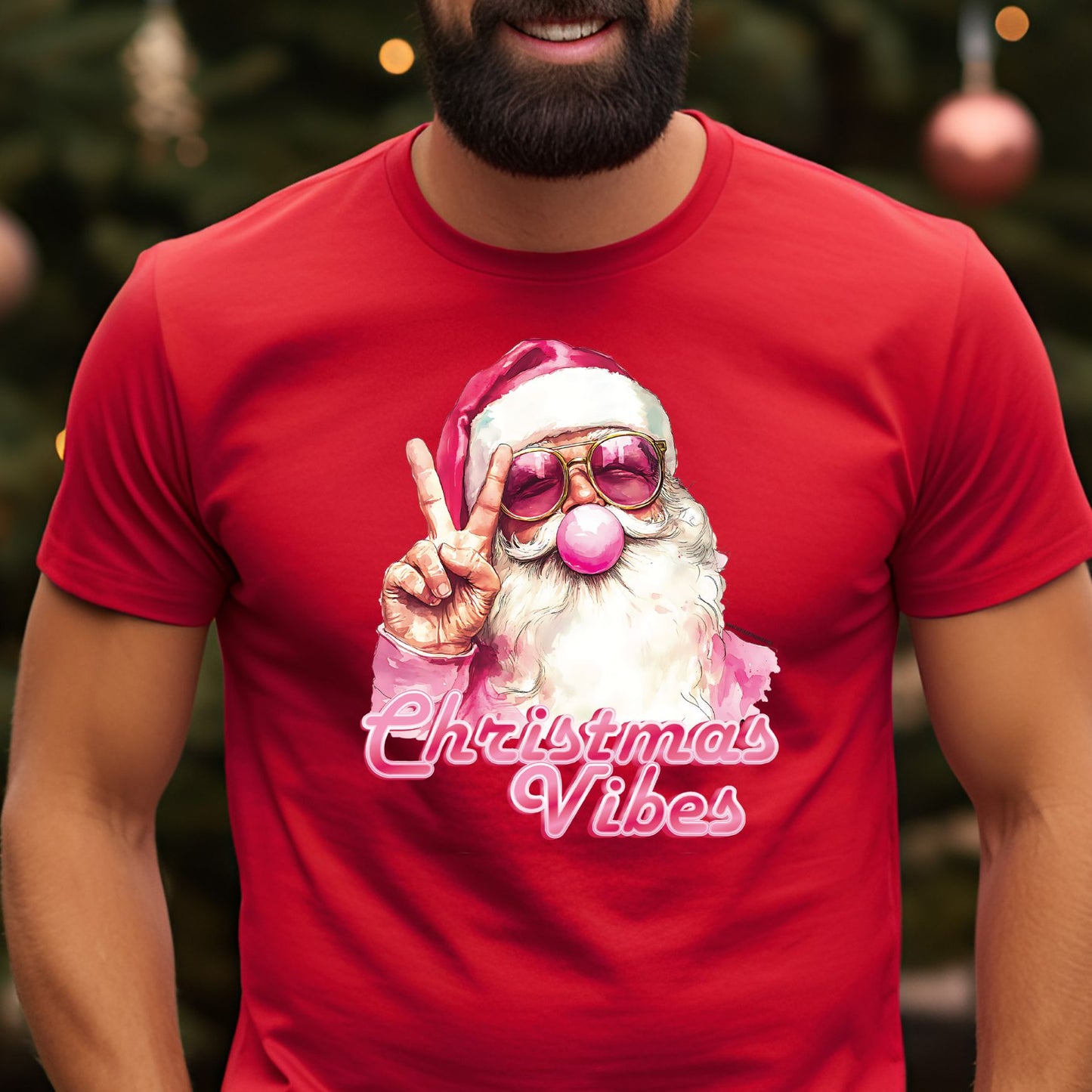 Christmas Vibes T-Shirt, Long Sleeve T or Crewneck Sweatshirt