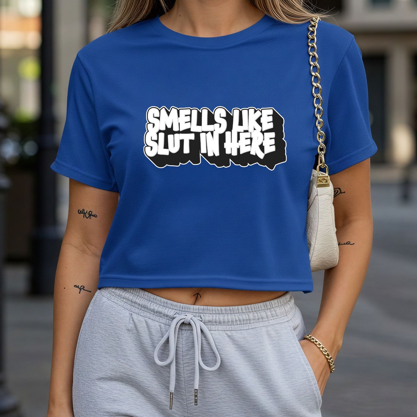 Smells Like Slut In Here Crop Top or Racerback Tank