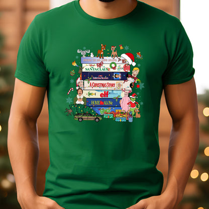 Christmas Movies T-Shirt, Long Sleeve T or Crewneck Sweatshirt