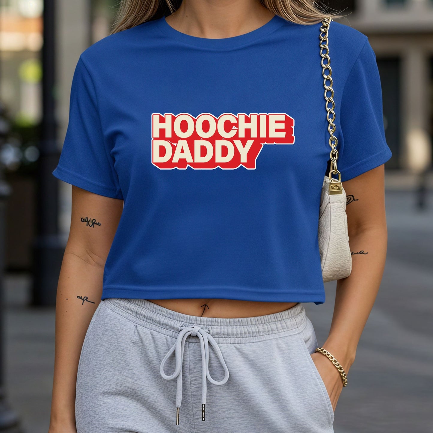 Hoochie Daddy Crop Top or Racerback Tank