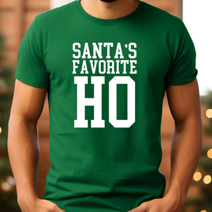 Santa's Favorite Ho T-Shirt, Long Sleeve T or Crewneck Sweatshirt