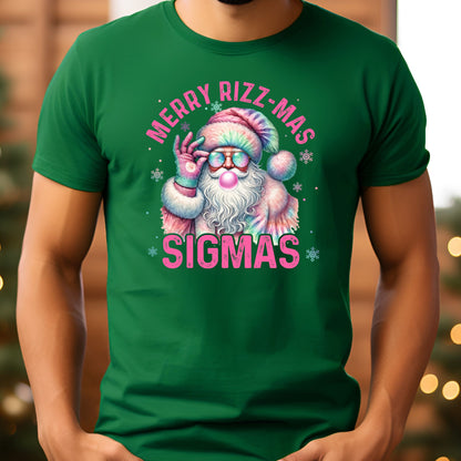 Merry Rizz-Mas Sigmas T-Shirt, Long Sleeve T or Crewneck Sweatshirt