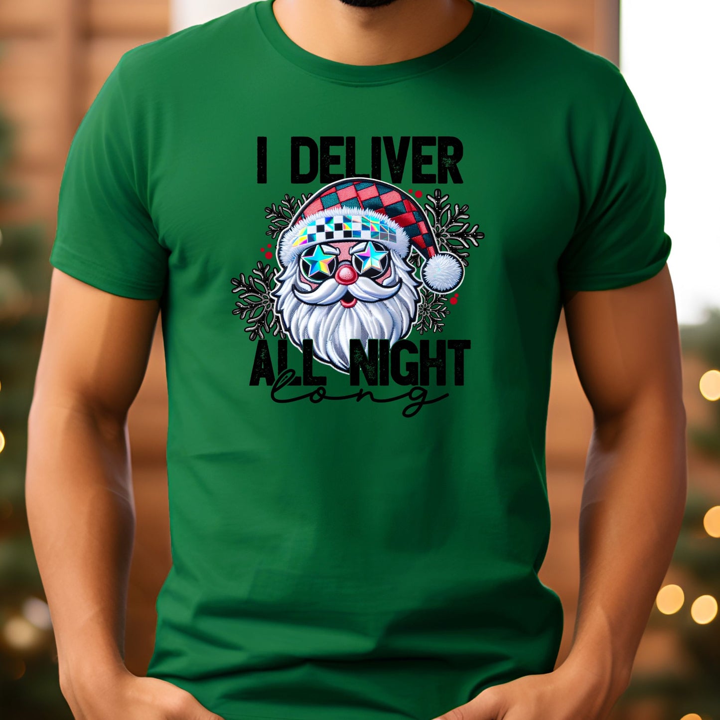 I Deliver All Night Long T-Shirt, Long Sleeve T or Crewneck Sweatshirt