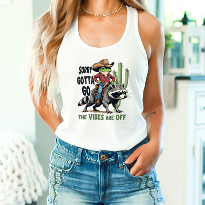 Gotta Go Vibes are Off Crop Top or Racerback Tank