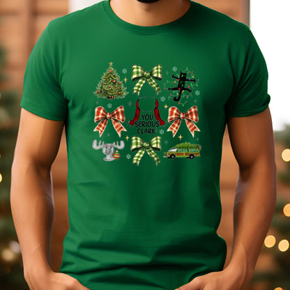 You Serious Clark? Christmas Vacation T-Shirt, Long Sleeve T or Crewneck Sweatshirt