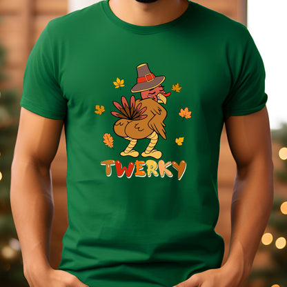 Twerky Thanksgiving T-Shirt, Long Sleeve T or Crewneck Sweatshirt