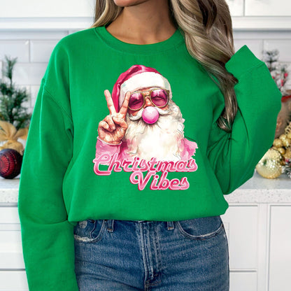 Christmas Vibes T-Shirt, Long Sleeve T or Crewneck Sweatshirt