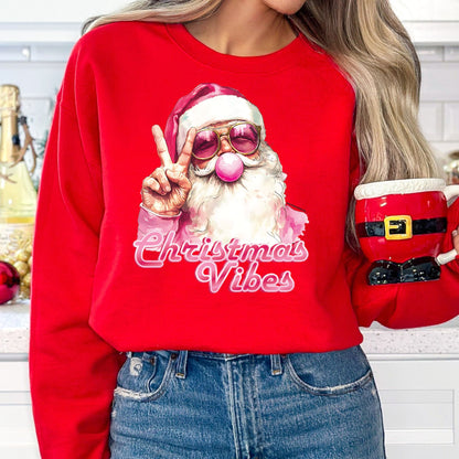 Christmas Vibes T-Shirt, Long Sleeve T or Crewneck Sweatshirt