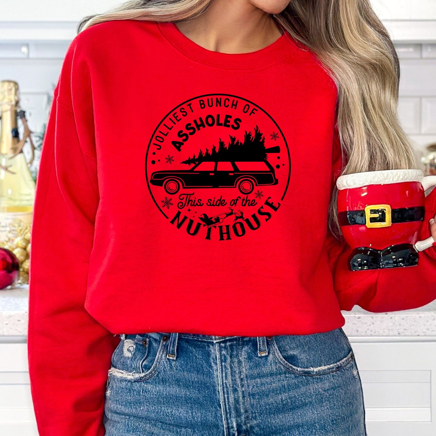 Jolliest Bunch of Assholes T-Shirt, Long Sleeve T or Crewneck Sweatshirt