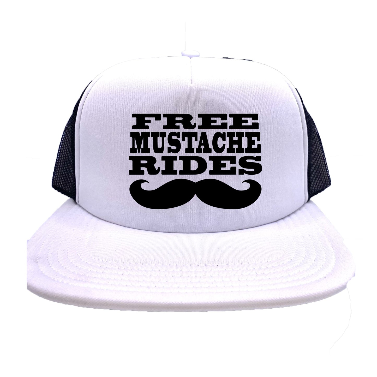 Free Mustache Rides Trucker Hat