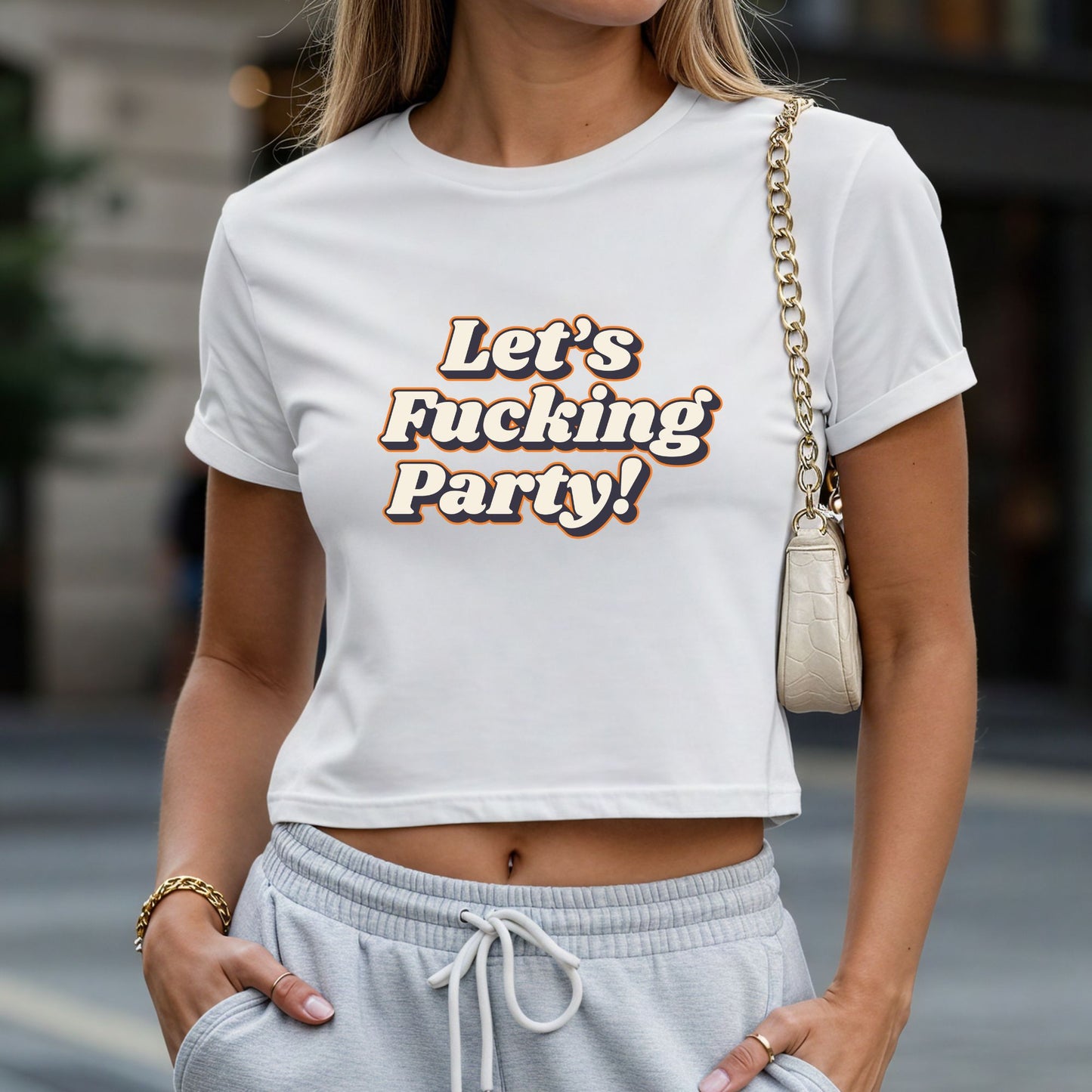 Let's F*&king Party! Crop Top or Racerback Tank