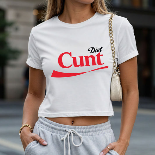 Diet Cunt Crop Top or Racerback Tank