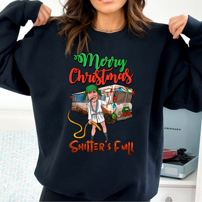 Shitter's Full Cousin Eddie T-Shirt, Long Sleeve T or Crewneck Sweatshirt