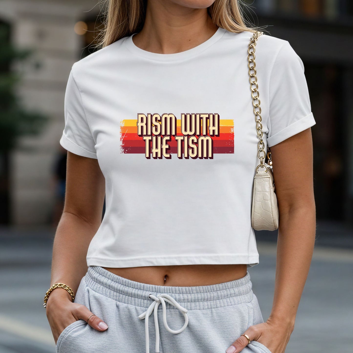 Rism With the Tism Crop Top or Racerback Tank