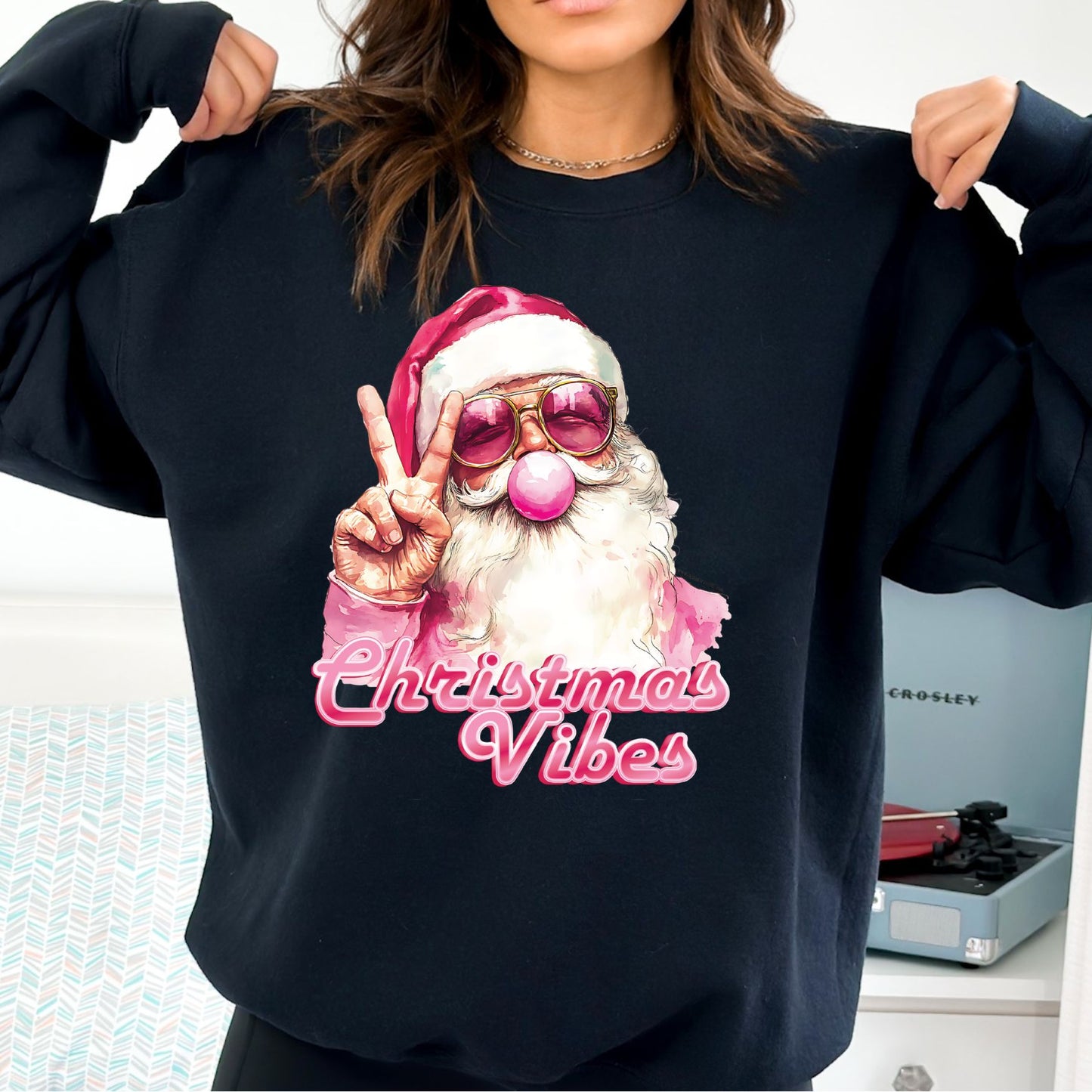 Christmas Vibes T-Shirt, Long Sleeve T or Crewneck Sweatshirt