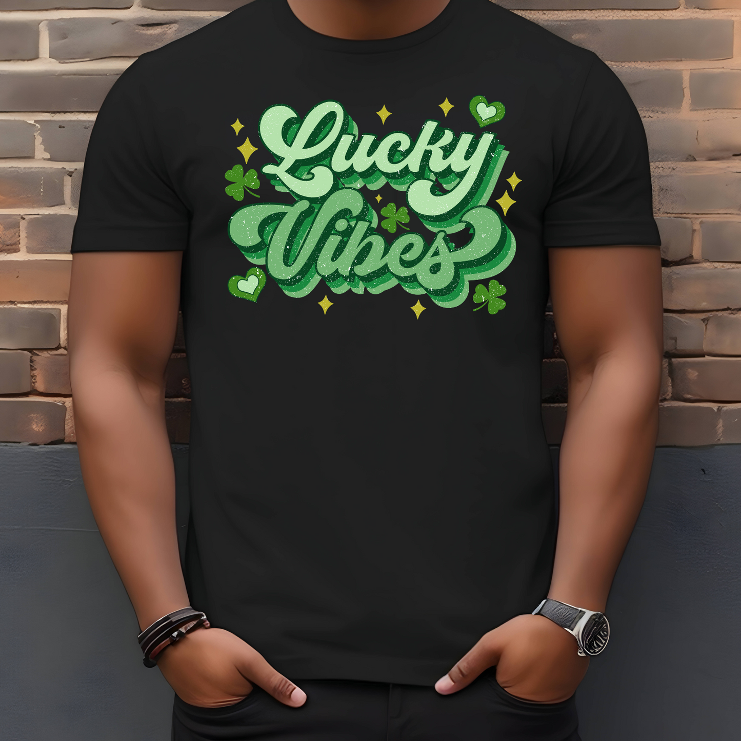 Lucky Vibes St Patrick's Day T-Shirt
