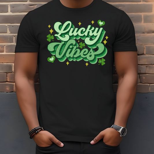 Lucky Vibes St Patrick's Day T-Shirt
