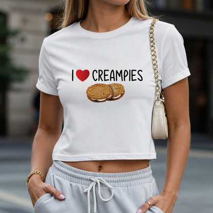 I Love Creampies Crop Top or Racerback Tank