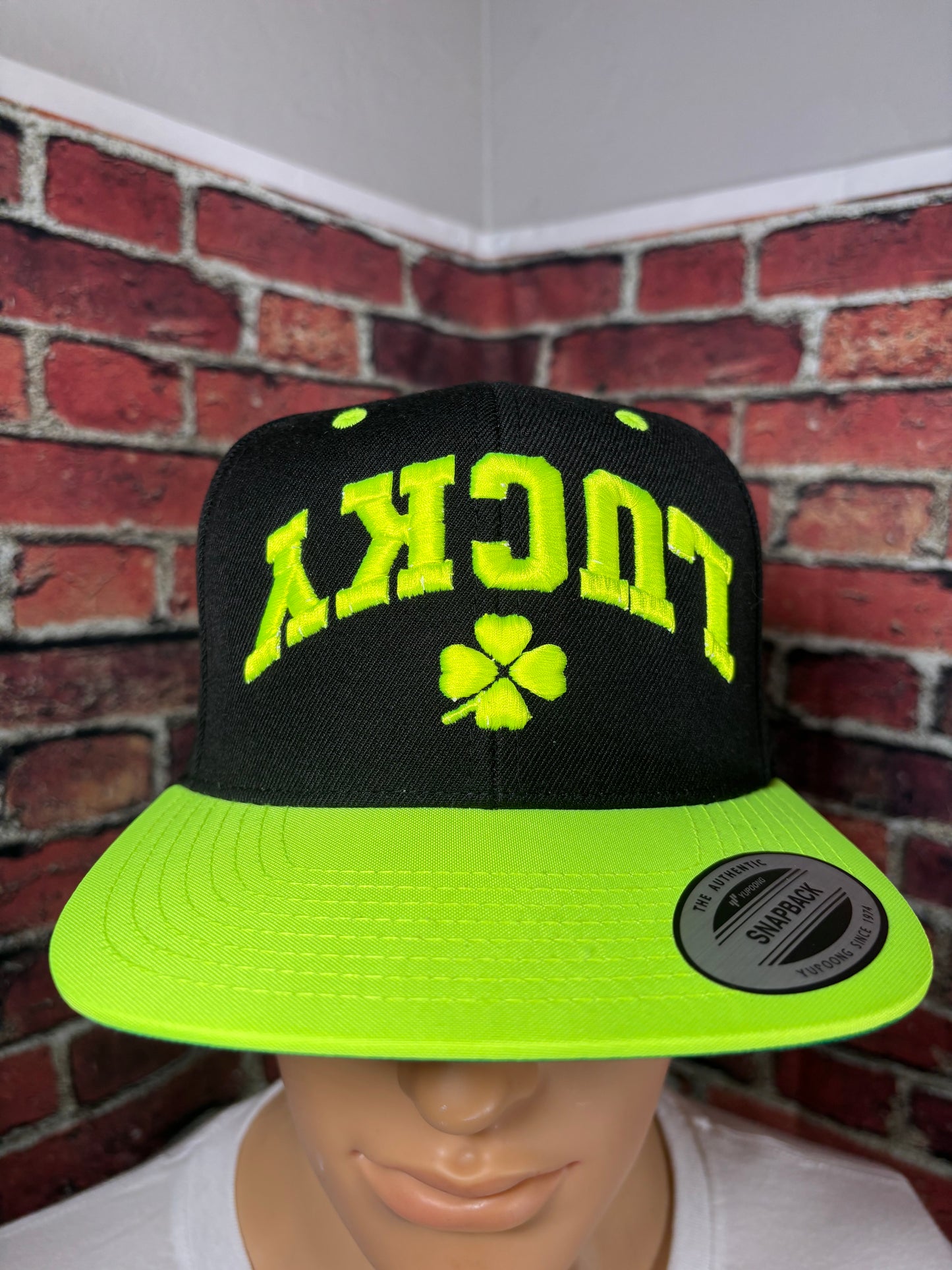 Lucky Upside down 3D Puff Embroidered Hat