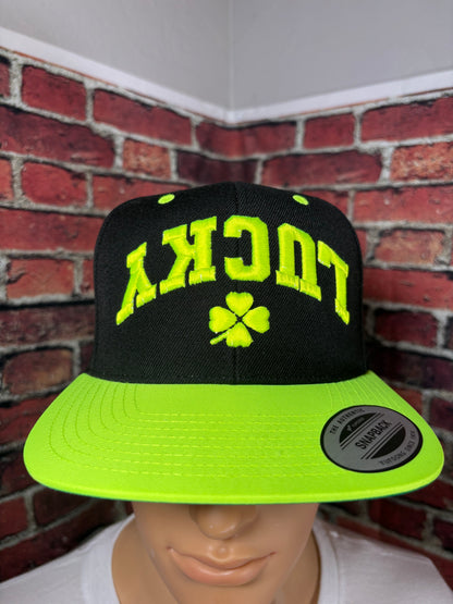 Lucky Upside down 3D Puff Embroidered Hat