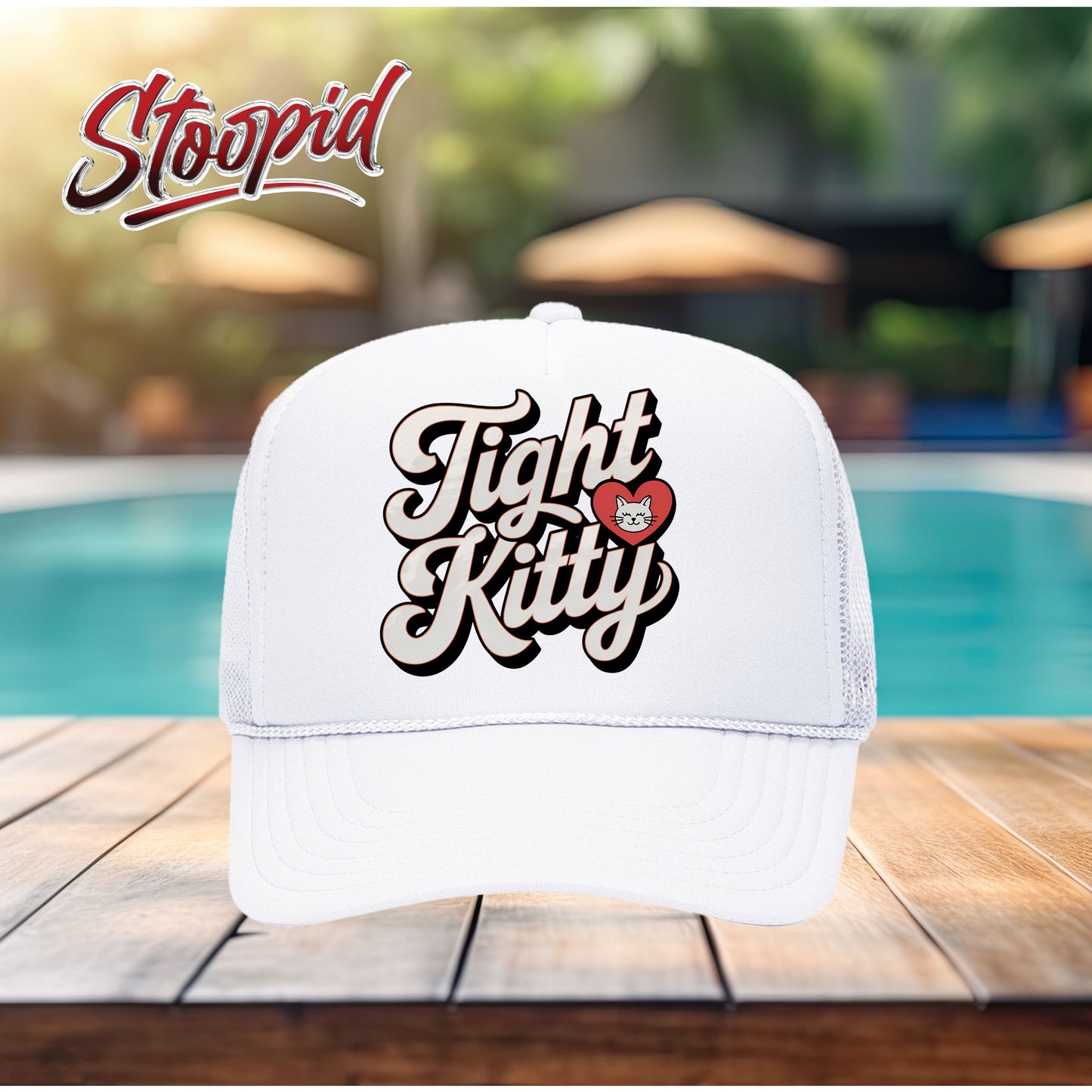 Tight Kitty Stoopid Original Trucker Hat