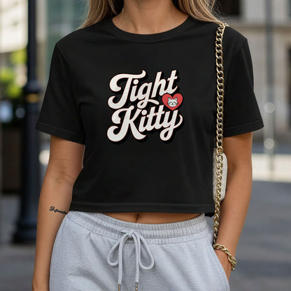Tight Kitty Crop Top or Racerback Tank
