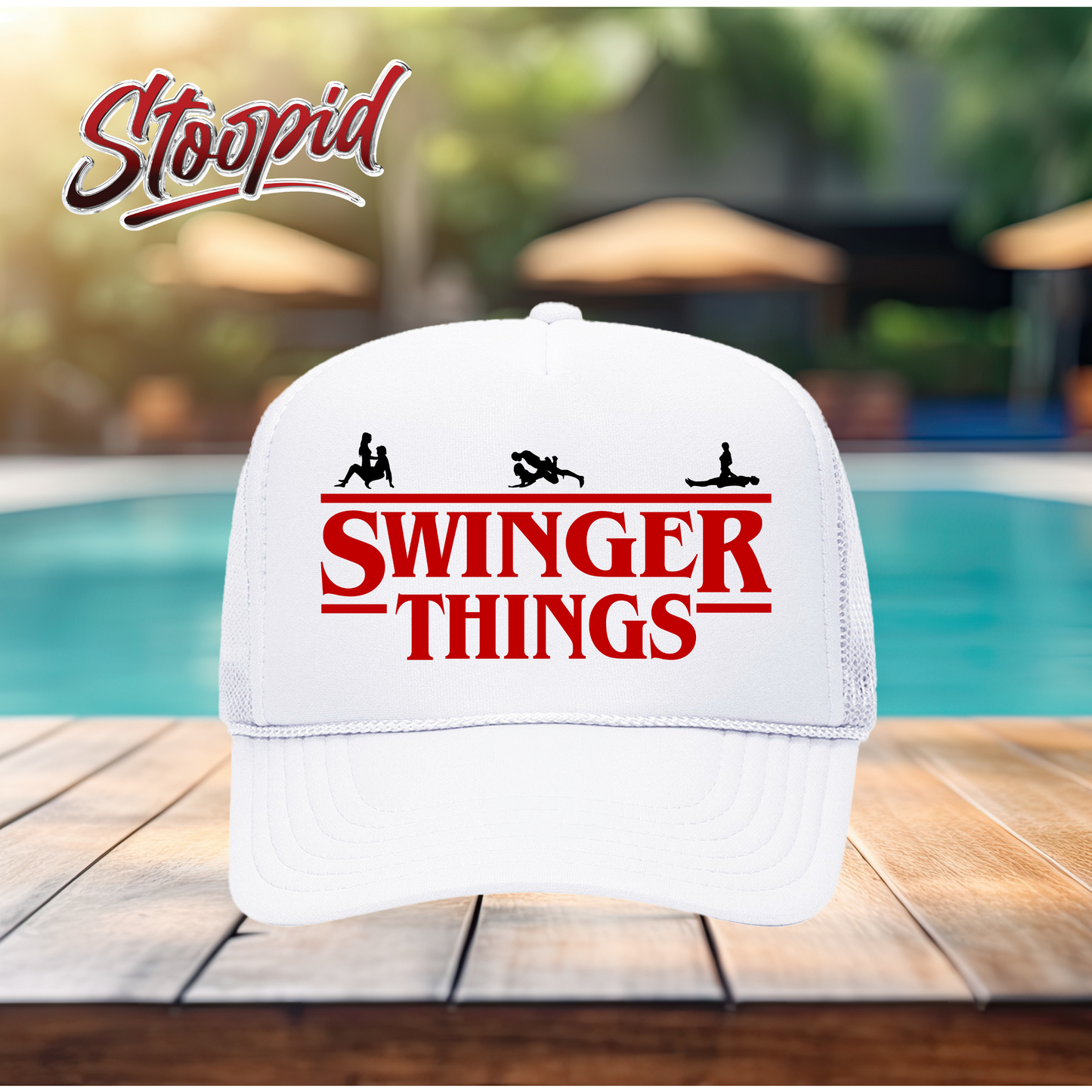 Swinger Things Stoopid Original Trucker Hat