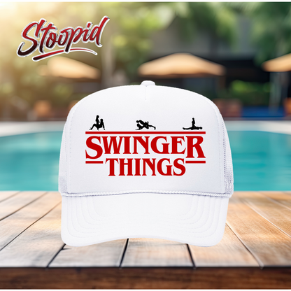 Swinger Things Stoopid Original Trucker Hat