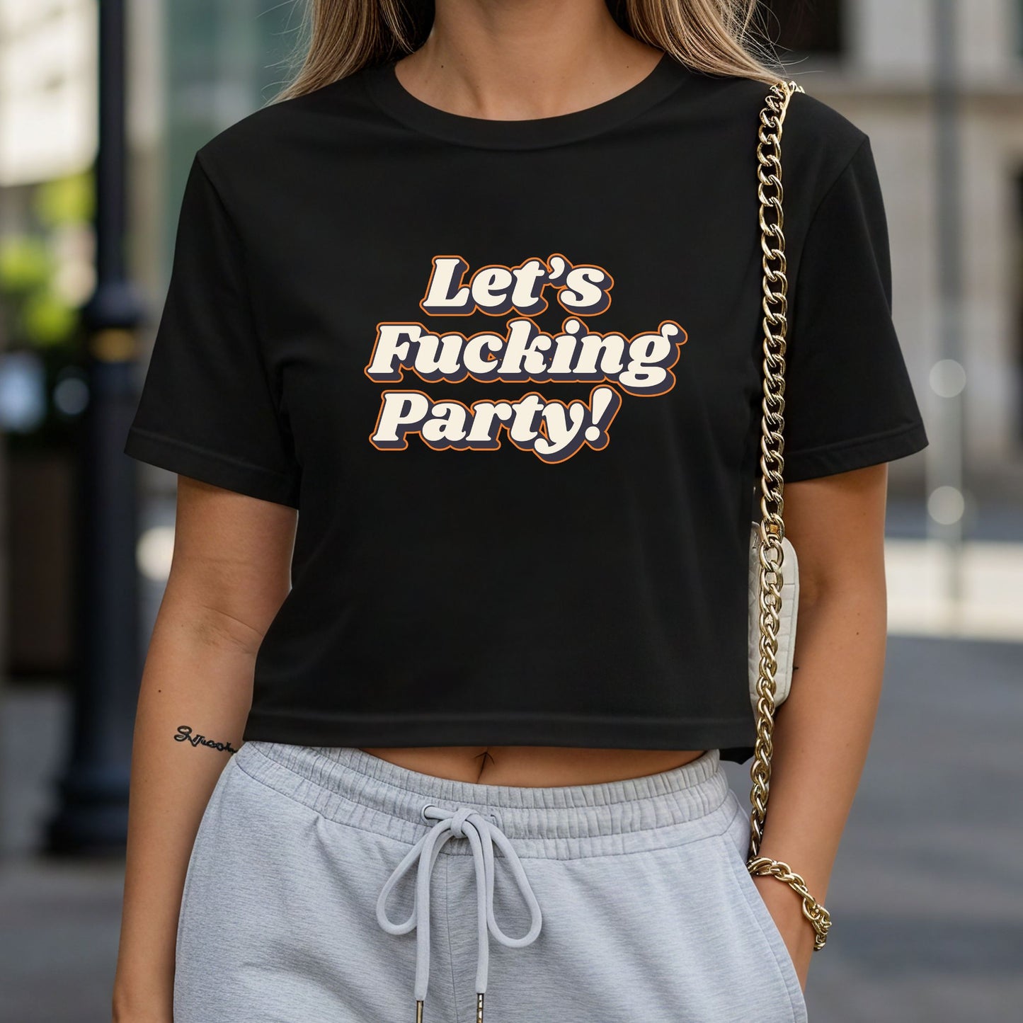 Let's F*&king Party! Crop Top or Racerback Tank