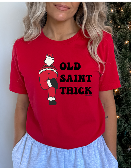 Old Saint Thick Crewneck/Hoodie/Long Sleeve Christmas Stoopid Original