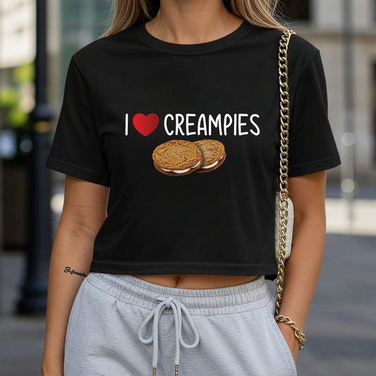 I Love Creampies Crop Top or Racerback Tank