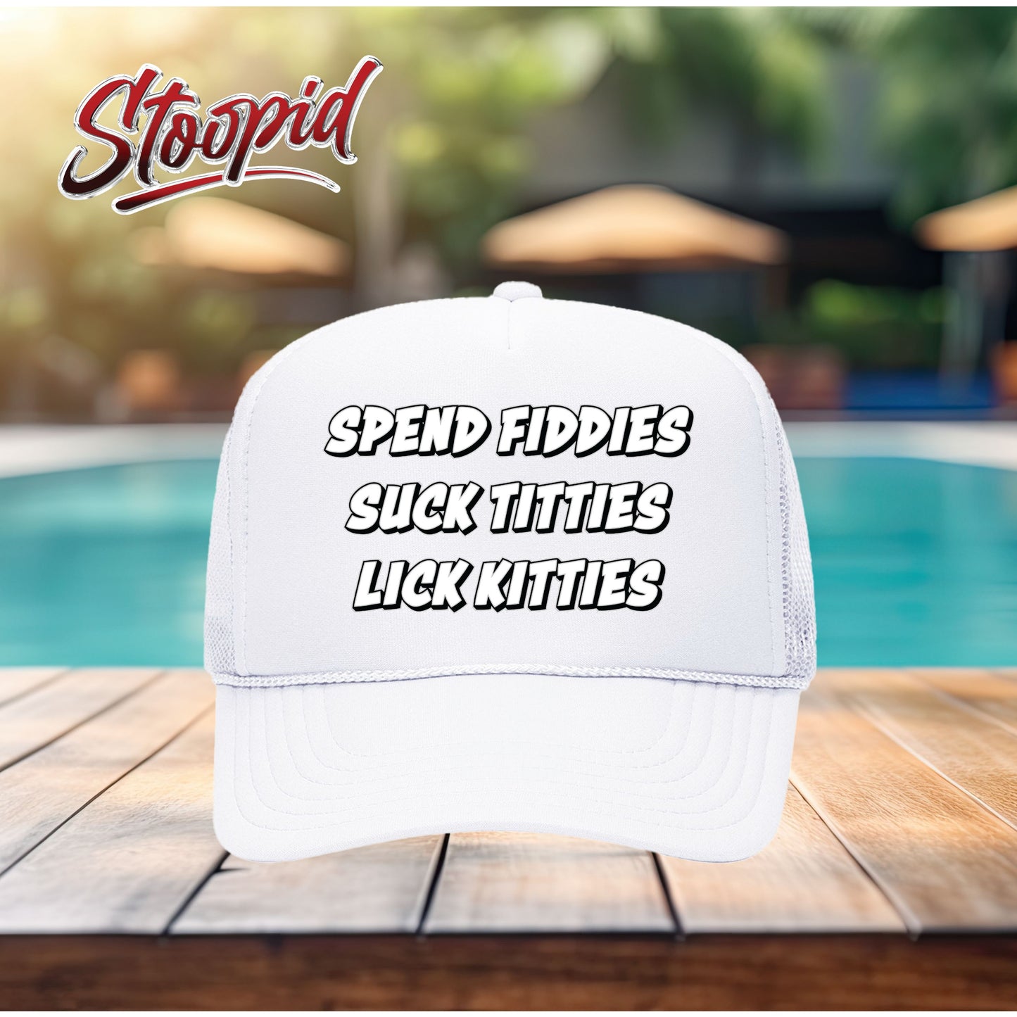 Smells Like Slut In Here Stoopid Original Trucker Hat (Copy)